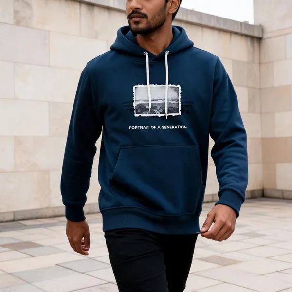 Navy_Blue_Cotton_Graphic_Pullover_Hoodie_For_Unisex