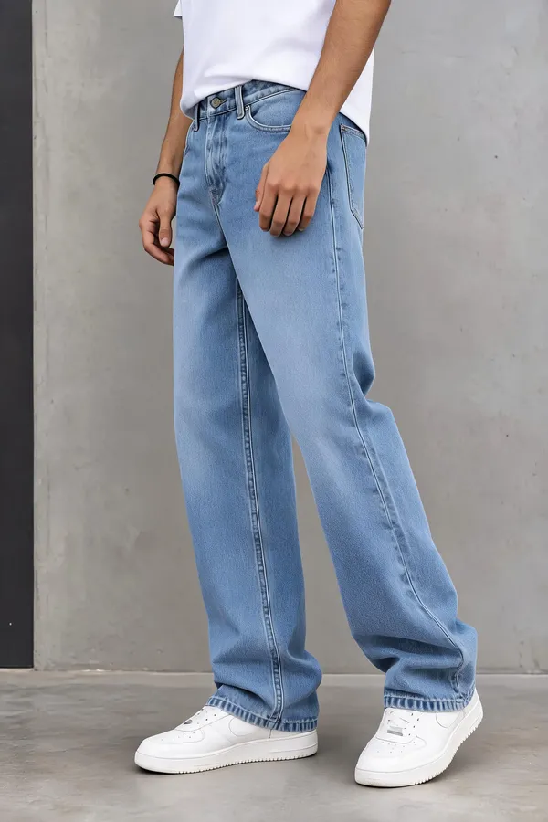 Light_Blue_Denim_Relaxed_Fit_Jeans_For_Men