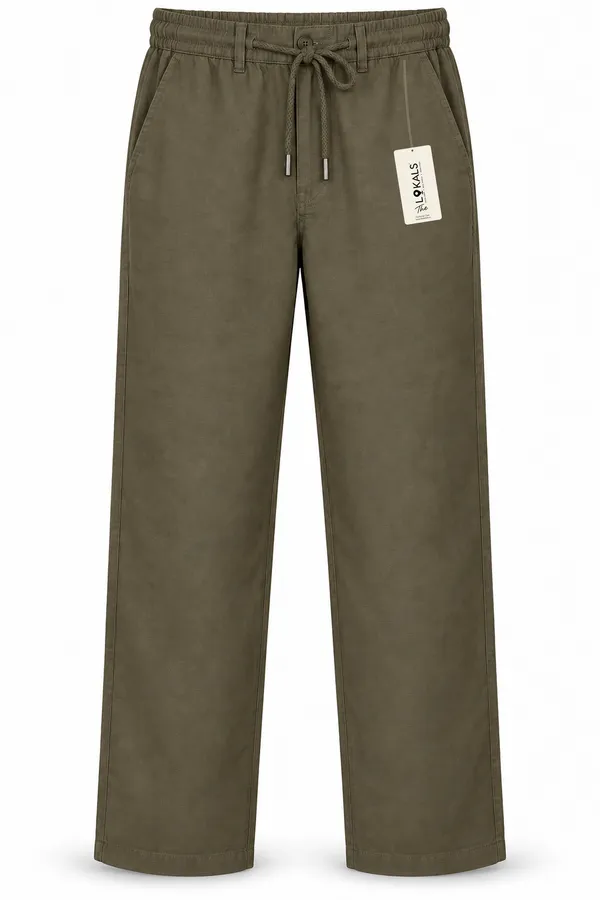 Olive_Straight_Fit_Trousers_For_Men