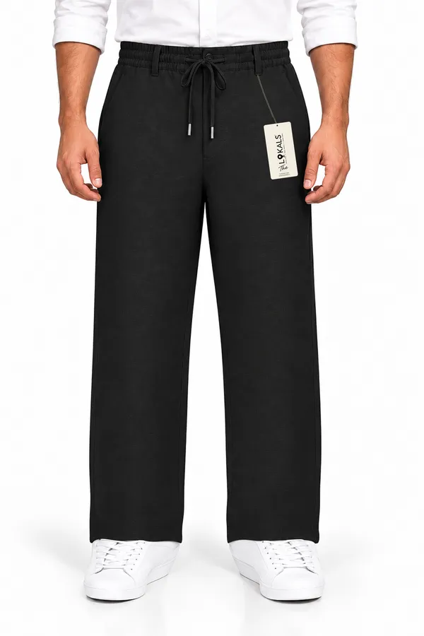 Black_Relaxed_Fit_Trousers_For_Men