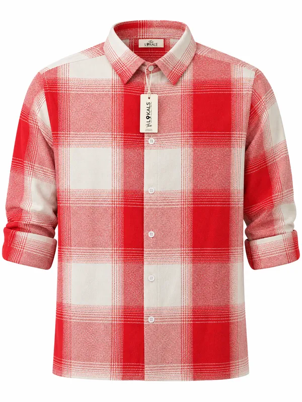 Red_Checked_Regular_Fit_Shirt_For_Men