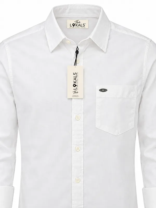 White_Casual_Full_Sleeve_Shirt_For_Men
