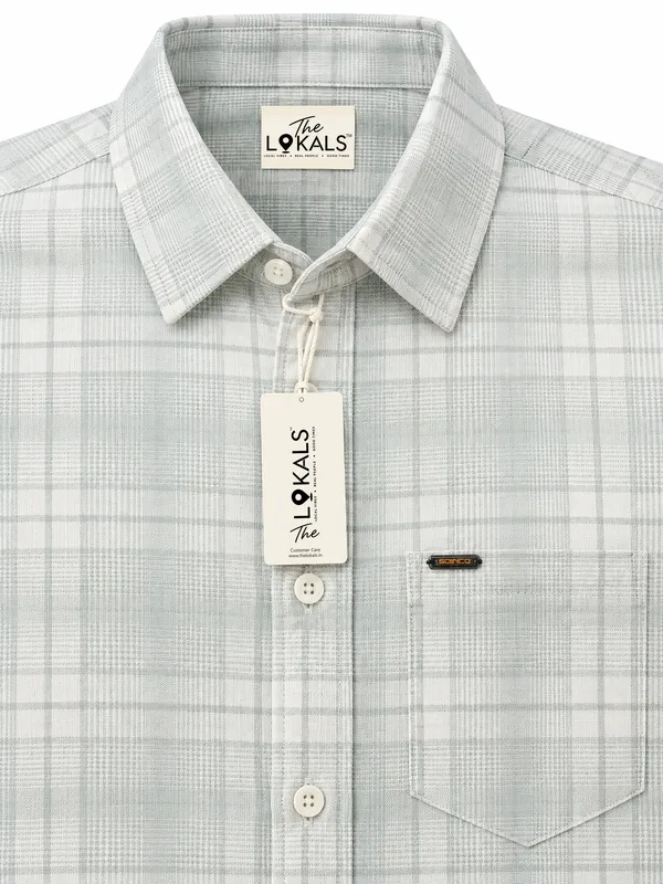 Light_Grey_Check_Casual_Shirt_For_Men