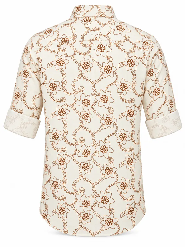 Cream_Printed_Regular_Fit_Shirt_For_Men