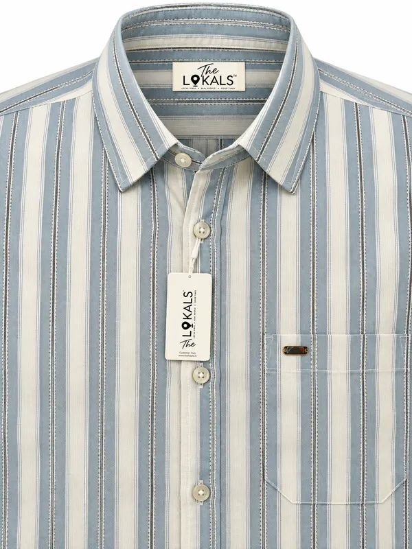 Blue_Striped_Casual_Shirt_For_Men