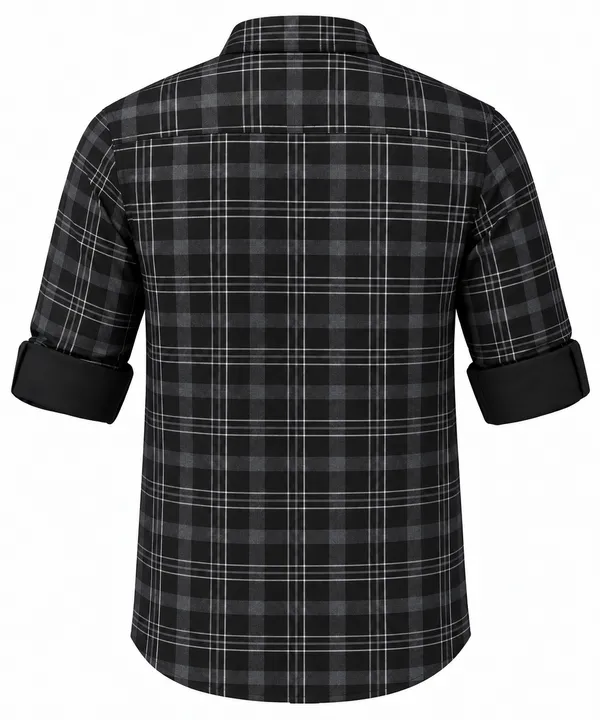 Black_Checkered_Casual_Shirt_For_Men
