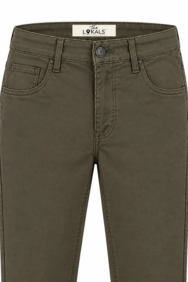 Olive_Straight_Fit_Trousers_For_Men