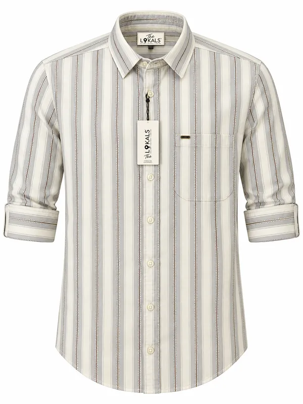 Off_White_Striped_Regular_Fit_Shirt_For_Men
