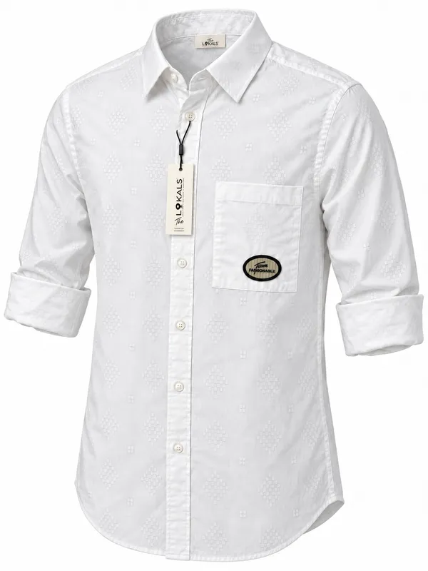 White_Printed_Full_Sleeve_Casual_Shirt_For_Boys