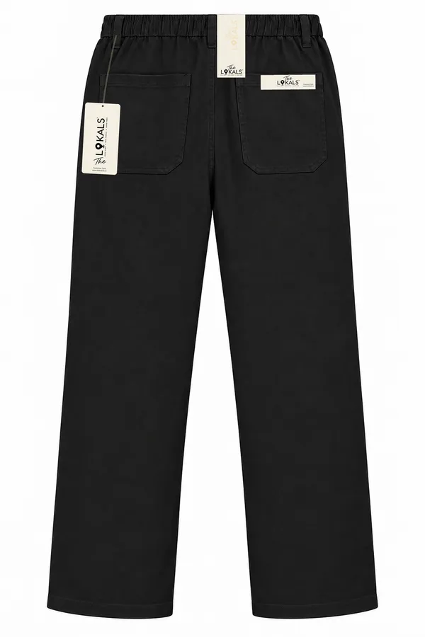 Black_Relaxed_Fit_Casual_Trousers_For_Men