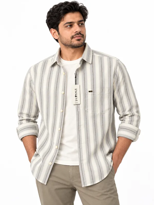 Off_White_Striped_Regular_Fit_Shirt_For_Men