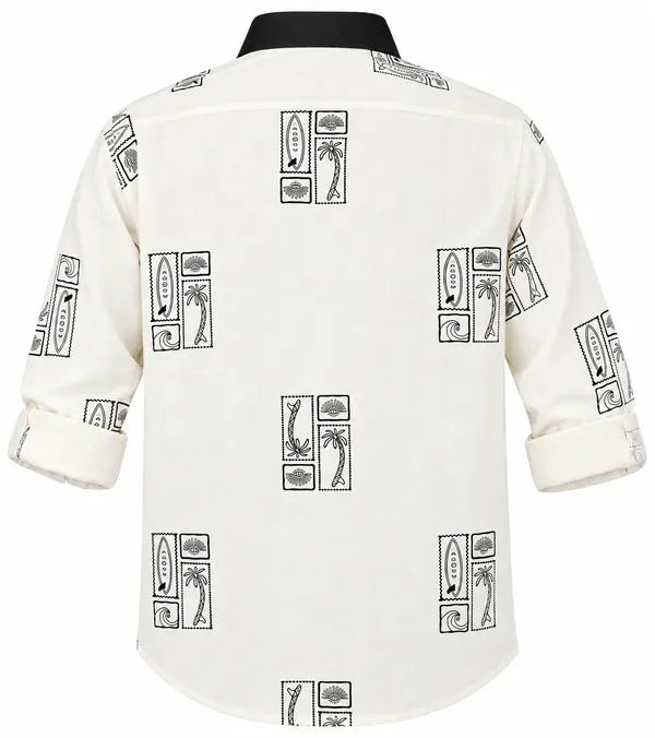 Off_White_Printed_Casual_Shirt_For_Men