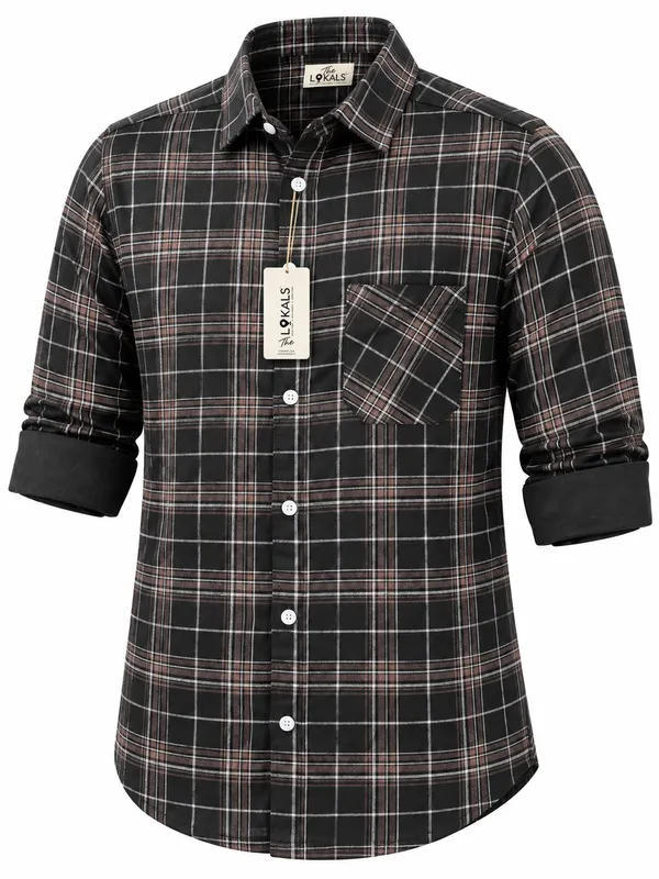 Black_Checked_Casual_Shirt_For_Men