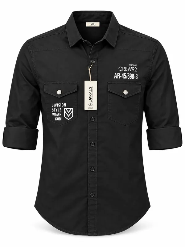 Black_Casual_Full_Sleeve_Shirt_For_Men
