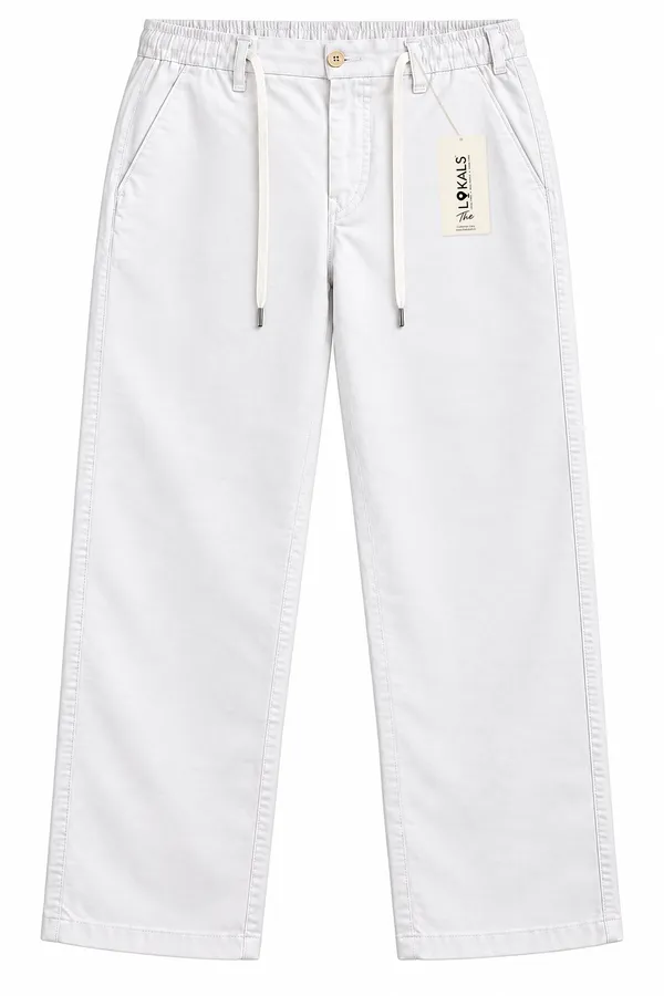 White_Straight_Fit_Trousers_For_Men