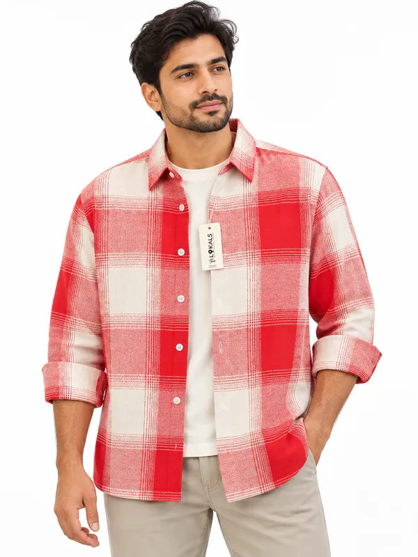 Red_Checked_Regular_Fit_Shirt_For_Men
