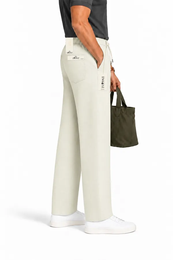 Beige_Casual_Straight_Fit_Trousers_For_Men