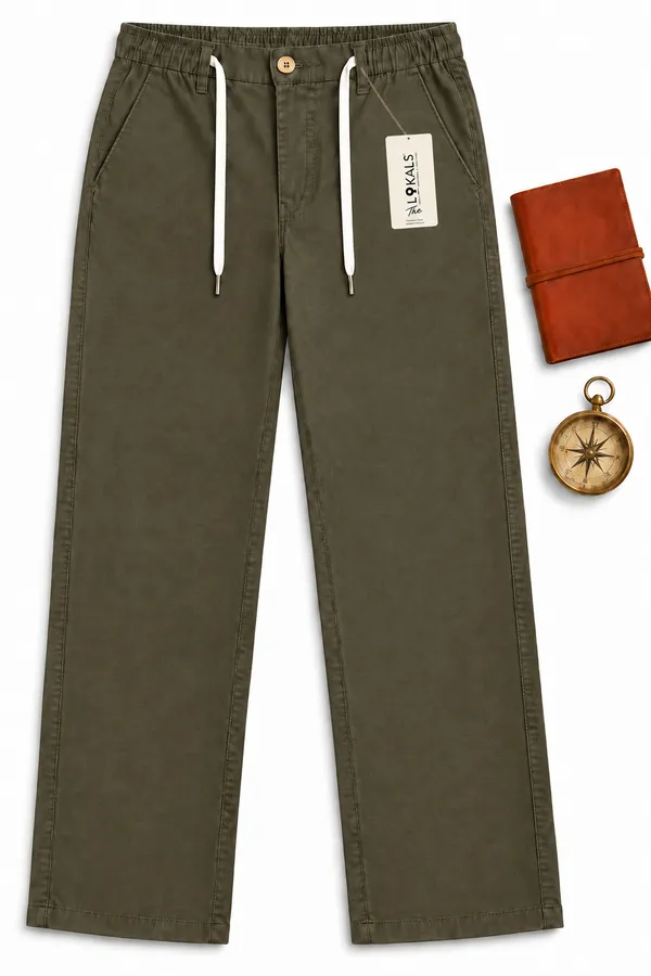 Olive_Straight_Fit_Trousers_For_Men