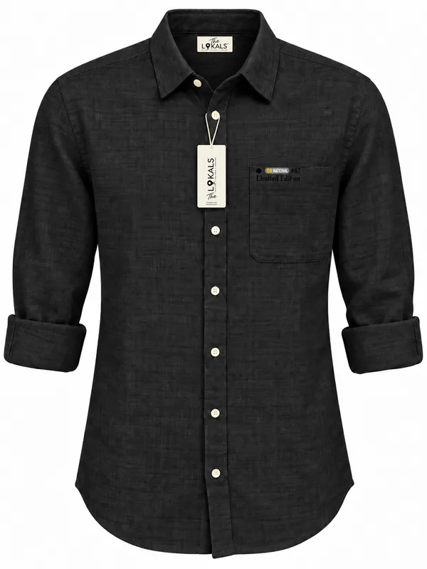 Black_Casual_Full_Sleeve_Shirt_For_Men