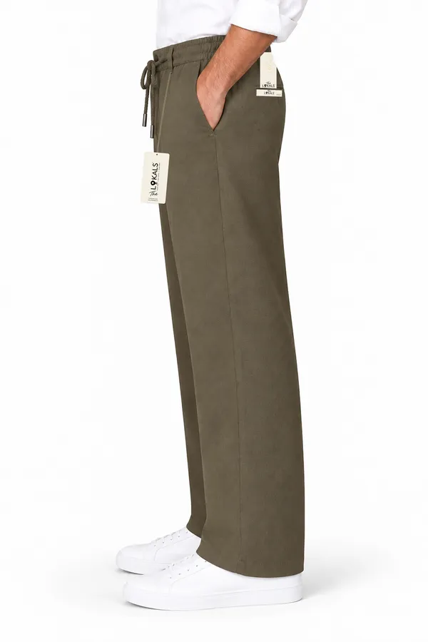 Olive_Straight_Fit_Trousers_For_Men