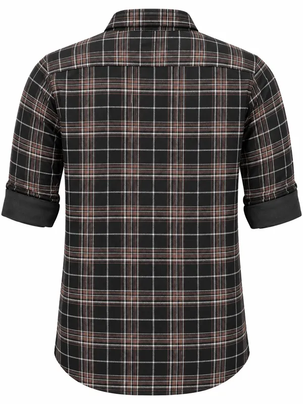 Black_Checked_Casual_Shirt_For_Men