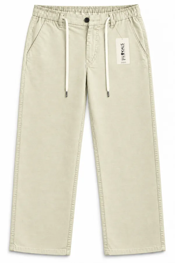Beige_Casual_Straight_Fit_Trousers_For_Men