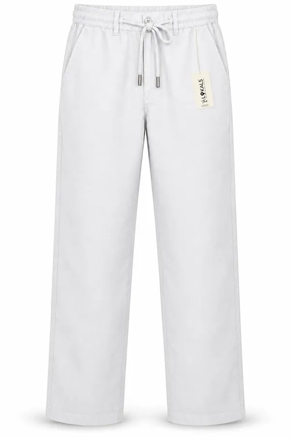 White_Straight_Fit_Trousers_For_Men