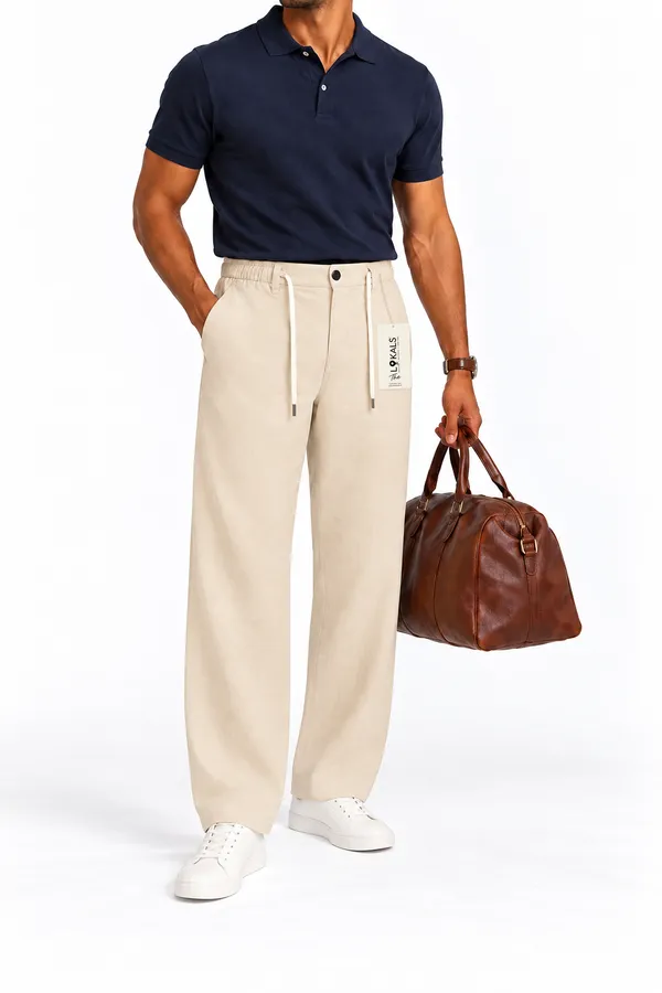 Beige_Relaxed_Fit_Trousers_For_Men