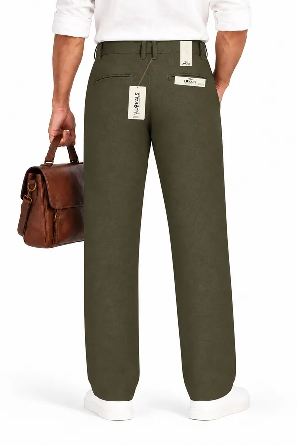 Olive_Straight_Fit_Trousers_For_Men