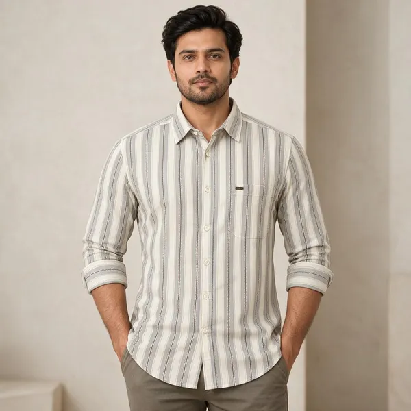 Off_White_Striped_Regular_Fit_Shirt_For_Men