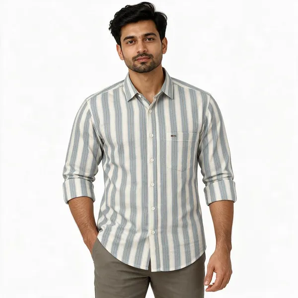 Blue_Striped_Casual_Shirt_For_Men