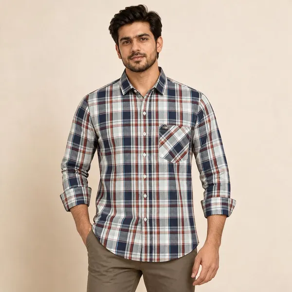 Multicolor_Checkered_Full_Sleeve_Shirt_For_Men