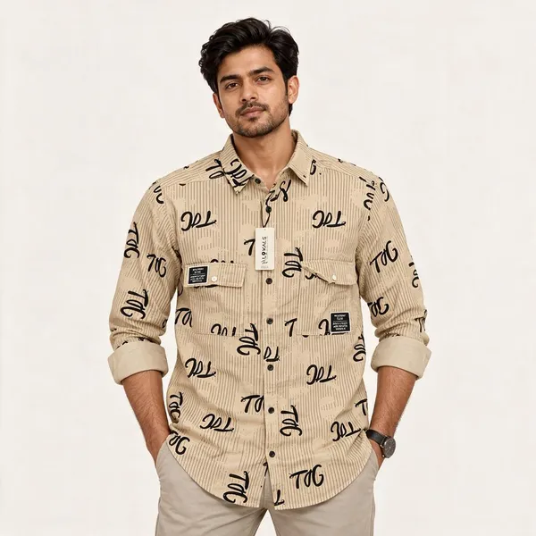 Beige_Printed_Full_Sleeve_Casual_Shirt_For_Men