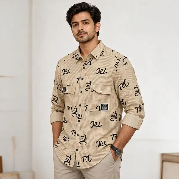 Beige_Printed_Full_Sleeve_Casual_Shirt_For_Men
