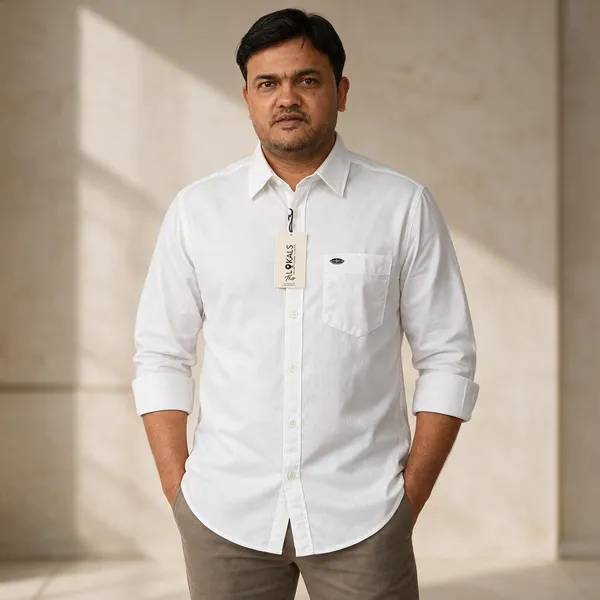 White_Casual_Full_Sleeve_Shirt_For_Men