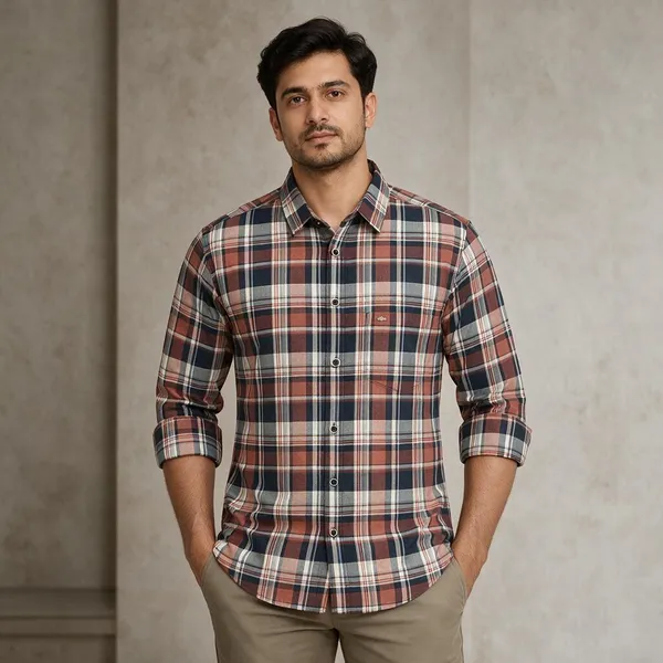 Multicolor_Checkered_Regular_Fit_Shirt_For_Men