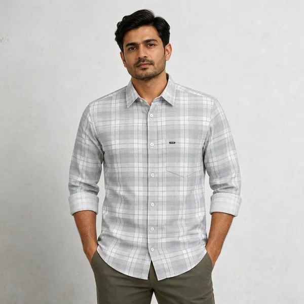 Grey_Cotton_Regular_Fit_Checkered_Shirt_For_Men