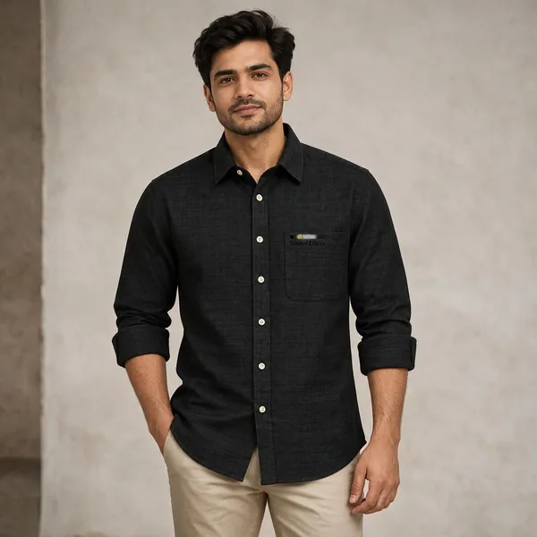 Black_Casual_Full_Sleeve_Shirt_For_Men