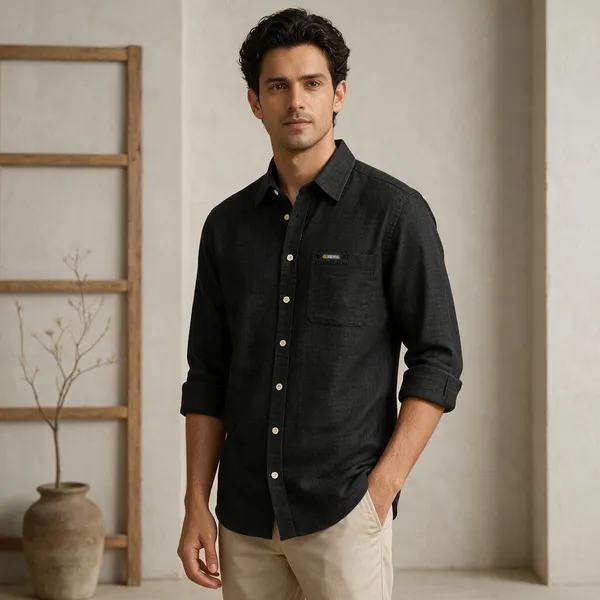 Black_Casual_Full_Sleeve_Shirt_For_Men