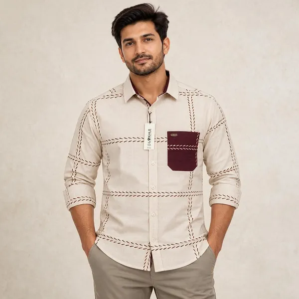 Beige_Printed_Casual_Shirt_For_Men