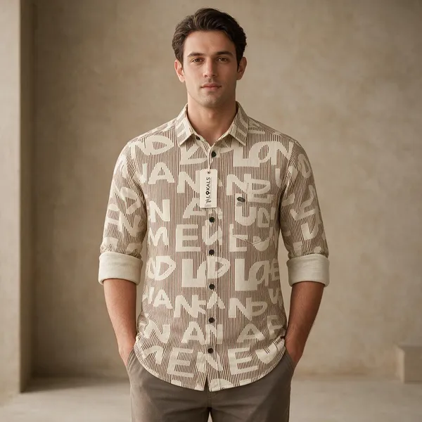 Beige_Printed_Casual_Shirt_For_Men