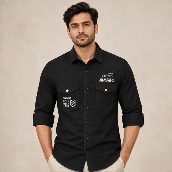 Black_Casual_Full_Sleeve_Shirt_For_Men
