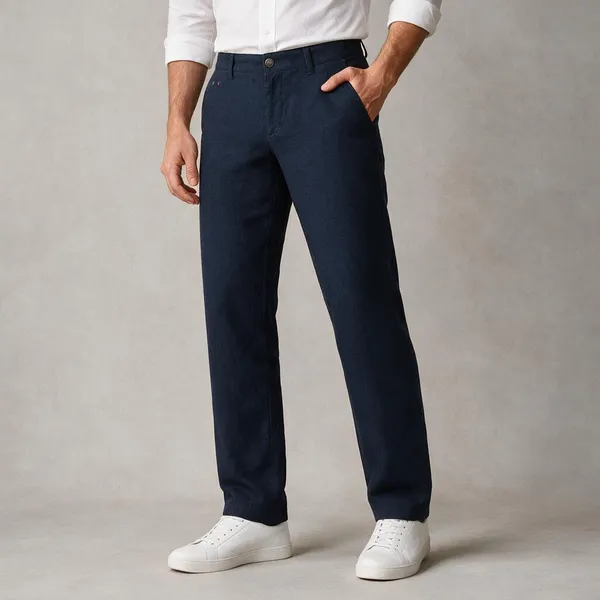 Navy_Straight_Fit_Trousers_For_Men