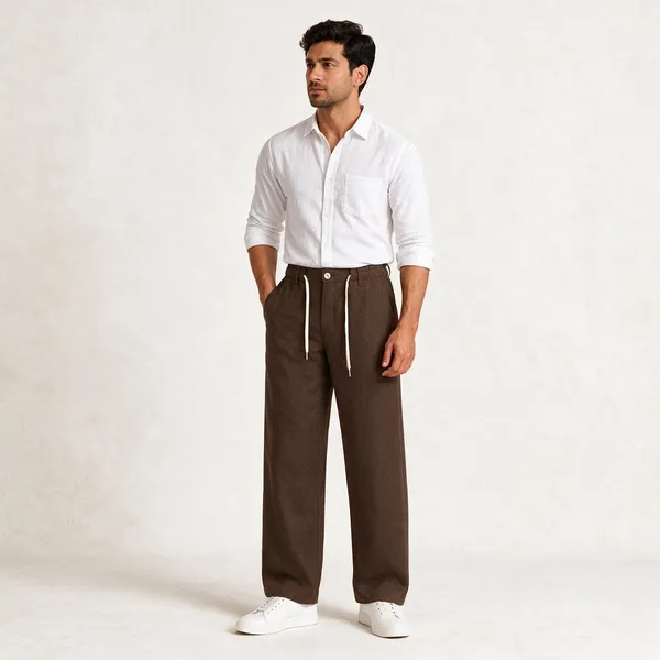 Brown_Straight_Fit_Trousers_For_Men