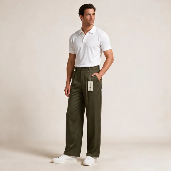 Olive_Straight_Fit_Trousers_For_Men