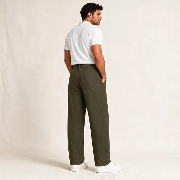 Olive_Straight_Fit_Trousers_For_Men