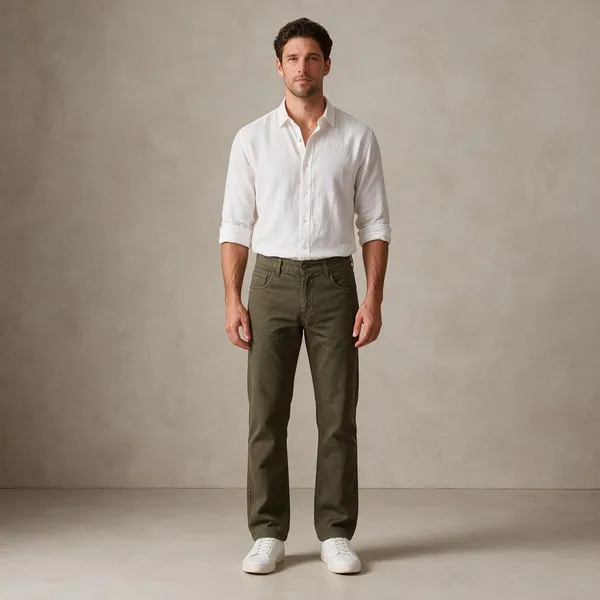 Olive_Straight_Fit_Trousers_For_Men