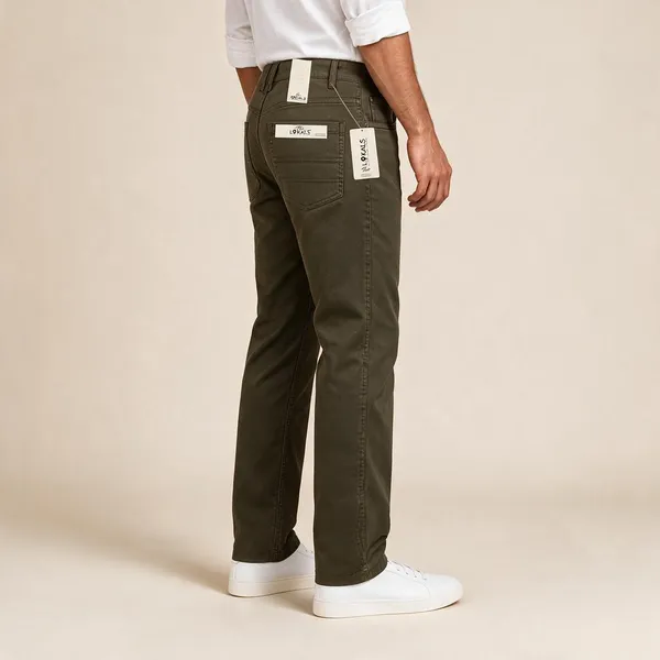 Olive_Straight_Fit_Trousers_For_Men