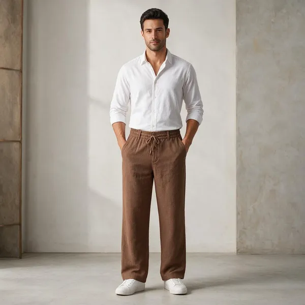 Brown_Relaxed_Fit_Trousers_For_Men