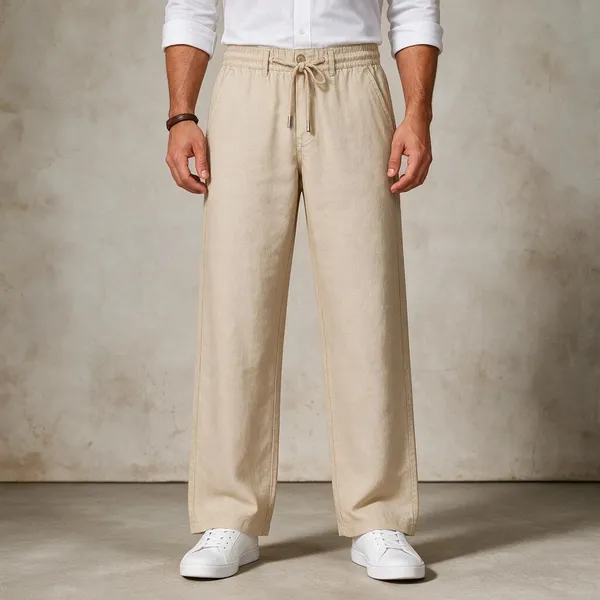 Beige_Straight_Fit_Trousers_For_Men